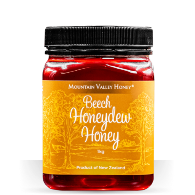 Beech Honeydew Honey Plastic Jar 1kg Raw & Unpasteurised NZ Honey